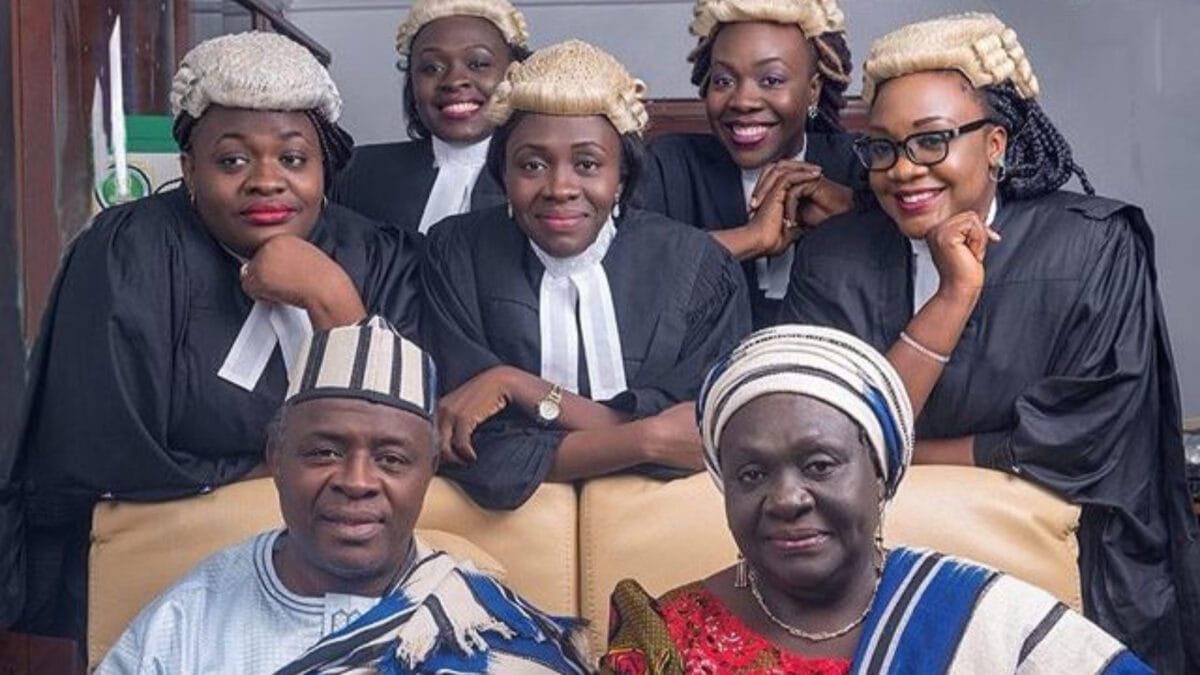 The Family of Lawyers Daughters and parents inclusive
