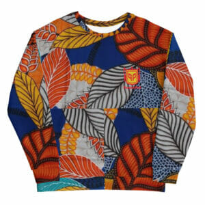 Unisex African Fabric Sweatshirt By PrestonPed UK