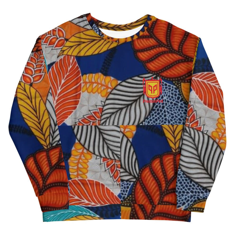 Unisex African Fabric Sweatshirt By PrestonPed UK