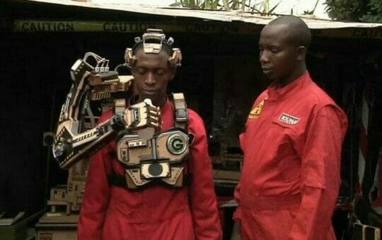 David Gathu and Moses Kinyua Invents the world’s first bio-robotic arms Controlled By Thoughts