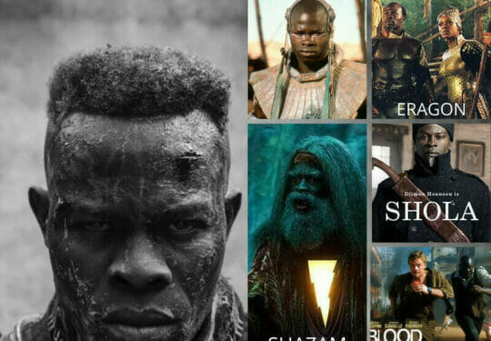 Djimon Hounsou, the fourth African to be nominated for an Oscar
