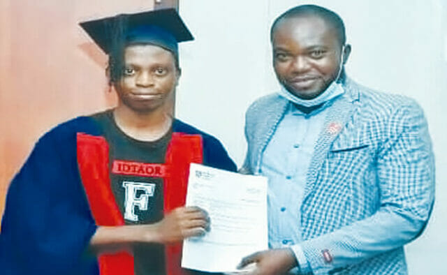 Rehoboth Micah-Daniels secured scholarship to study in the United Kingdom
