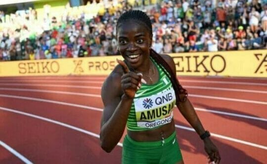Tobi Amusan makes history as Nigeria's first gold medalist