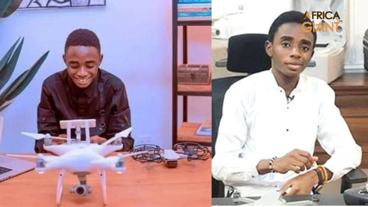 Nigeria's first prototype of a drone led by 17-year-old David Opateyibo