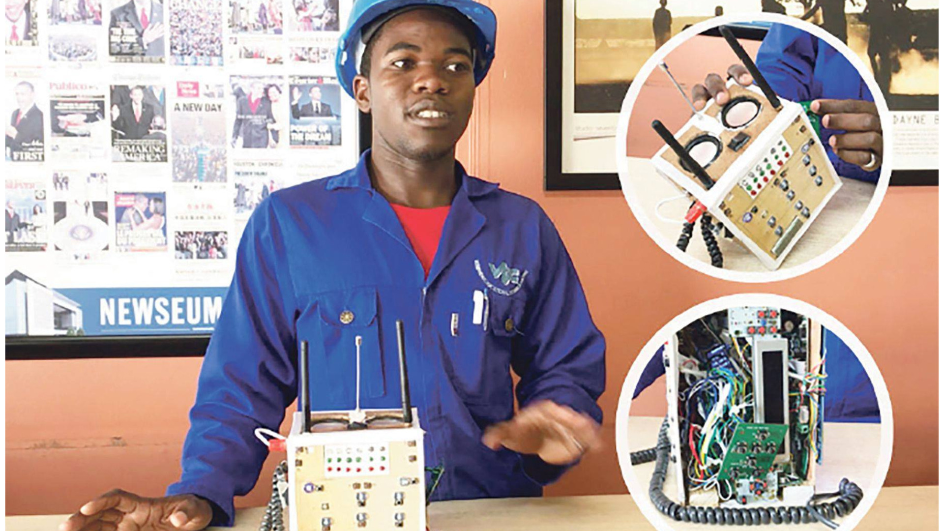 Simon Petrus created the simless and airtime-free phone, uninterrupted calls
