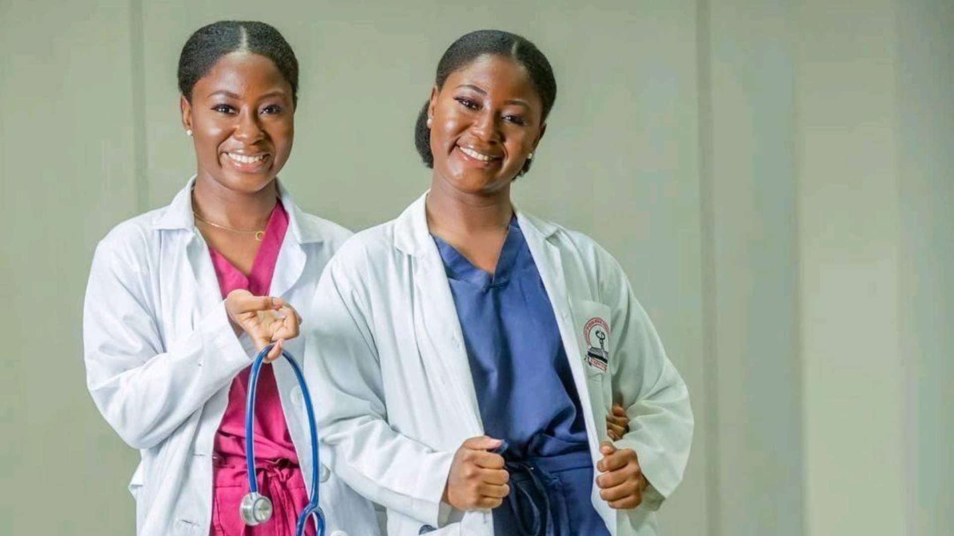 Twin doctors: Dr Emefa Apaloo and Dr. Emenyo Apaloo have defied expectations