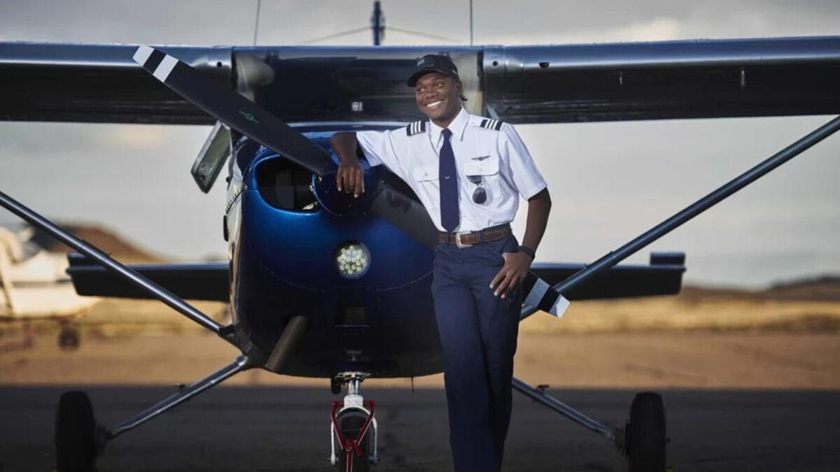 Christopher Ballinger is making history as one of the US Youngest Black Pilot