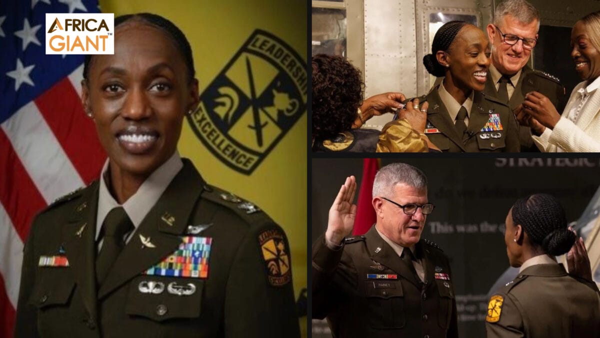 Amanda Azubuike Honored With The Rank Of Brigadier General Of The US Army, Deputy Commanding General US Army