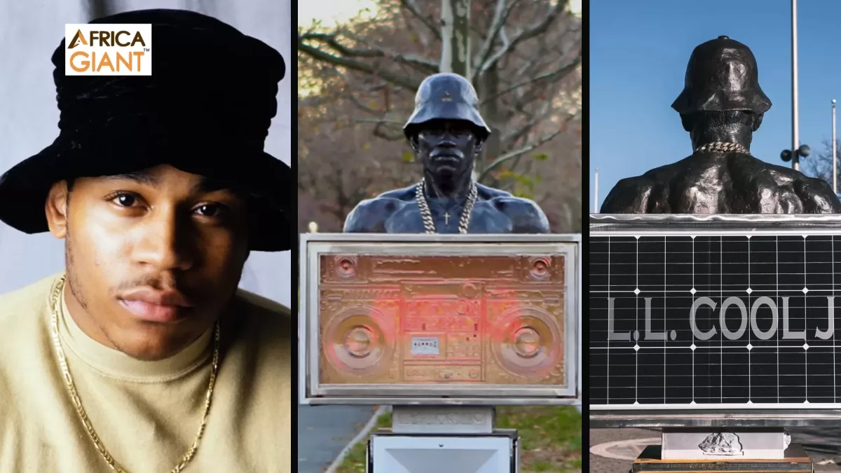 The LL Cool J statue in the heart of Queens was not an ordinary hunk of metal