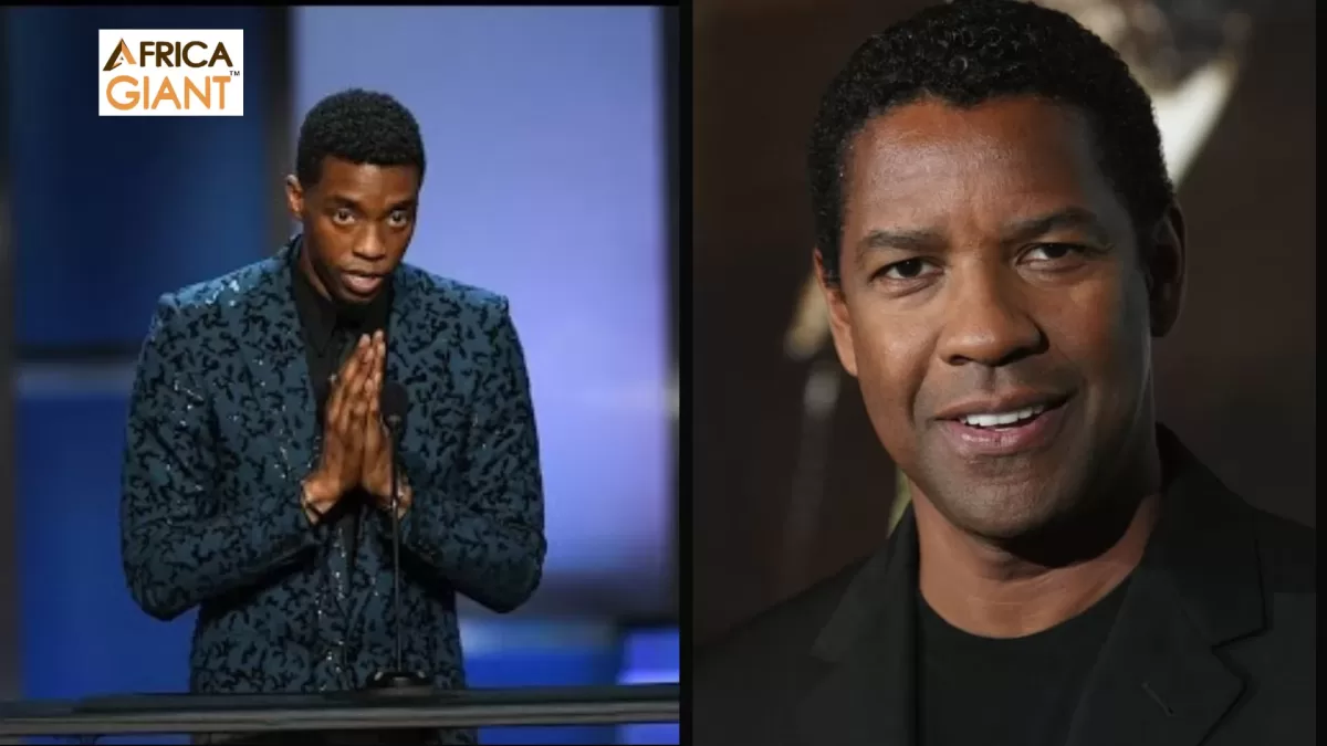 How African Giant Denzel Washington Helped Chadwick Boseman's Career By Paying His Fees At Oxford