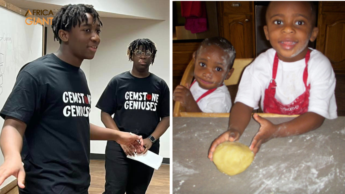 Black excellence! Shane and Nigel Mushambi have been running their bakery business since 12 and 13 years old and now Gemstone Geniuses as teenagers