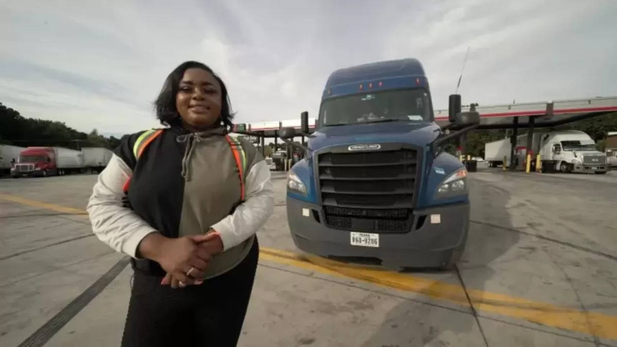 Clarissa Rankin making $144,000 a year as a female truck driver