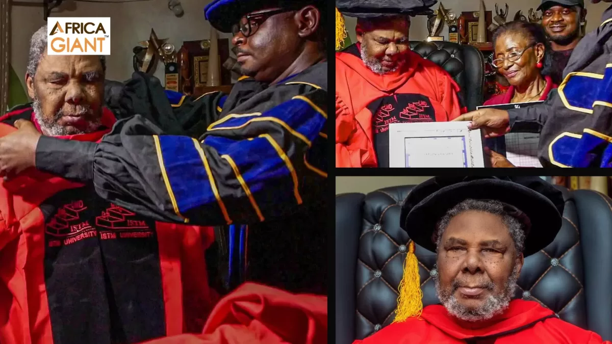 Pete Edochie is now a Doctor of Arts and Literature! With 2 Honorary Doctorates