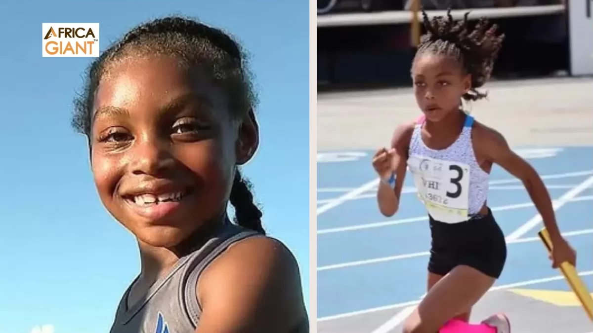 The 7-year-old African American girl who set a national record isn't just a stroke of luck