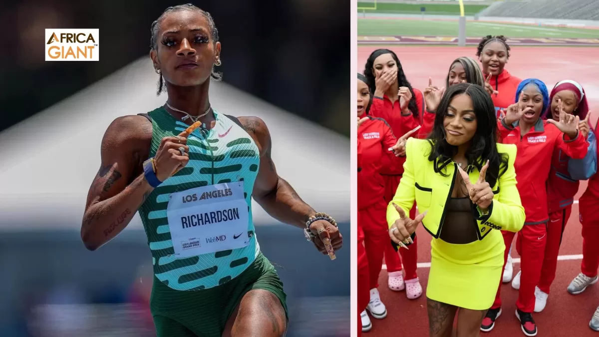 The three-time world medallist Sha'Carri Richardson Proves Black Excellence has a track in Dallas named after her