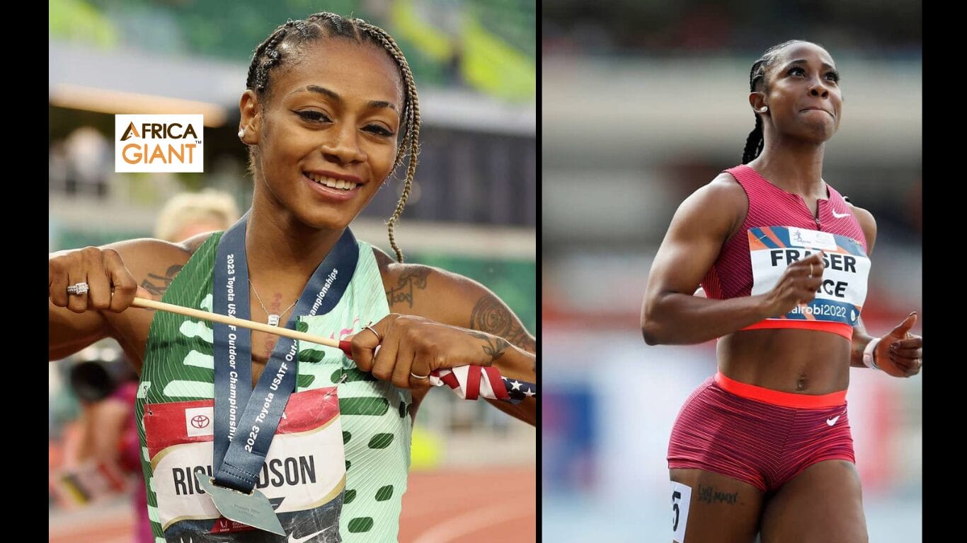 After Overcoming Numerous Career Setbacks Sha'Carri Richardson Emerged Victorious At The World Championship Defeating The Formidable Shelly-Ann Fraser-Pryce