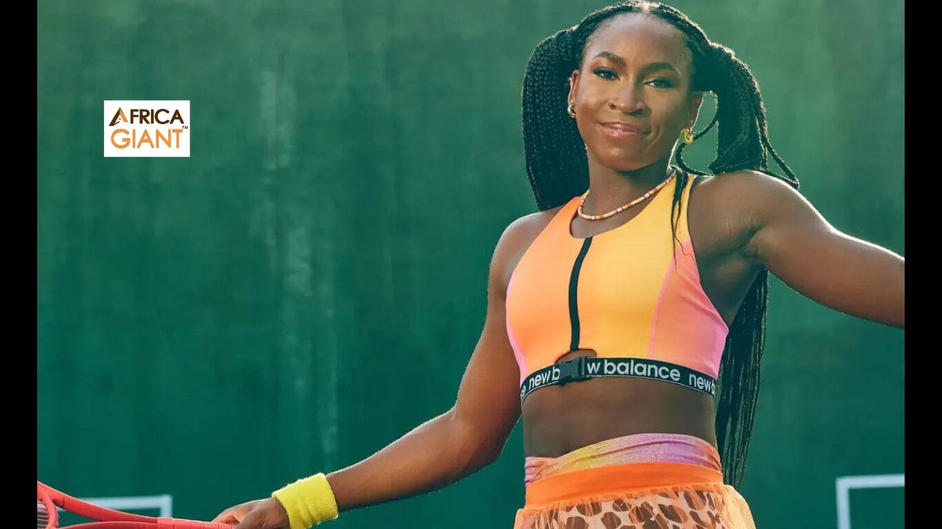 One of the highest-paid female athletes in the world, Coco Gauff shows off her dance moves after securing her second semi final appearance
