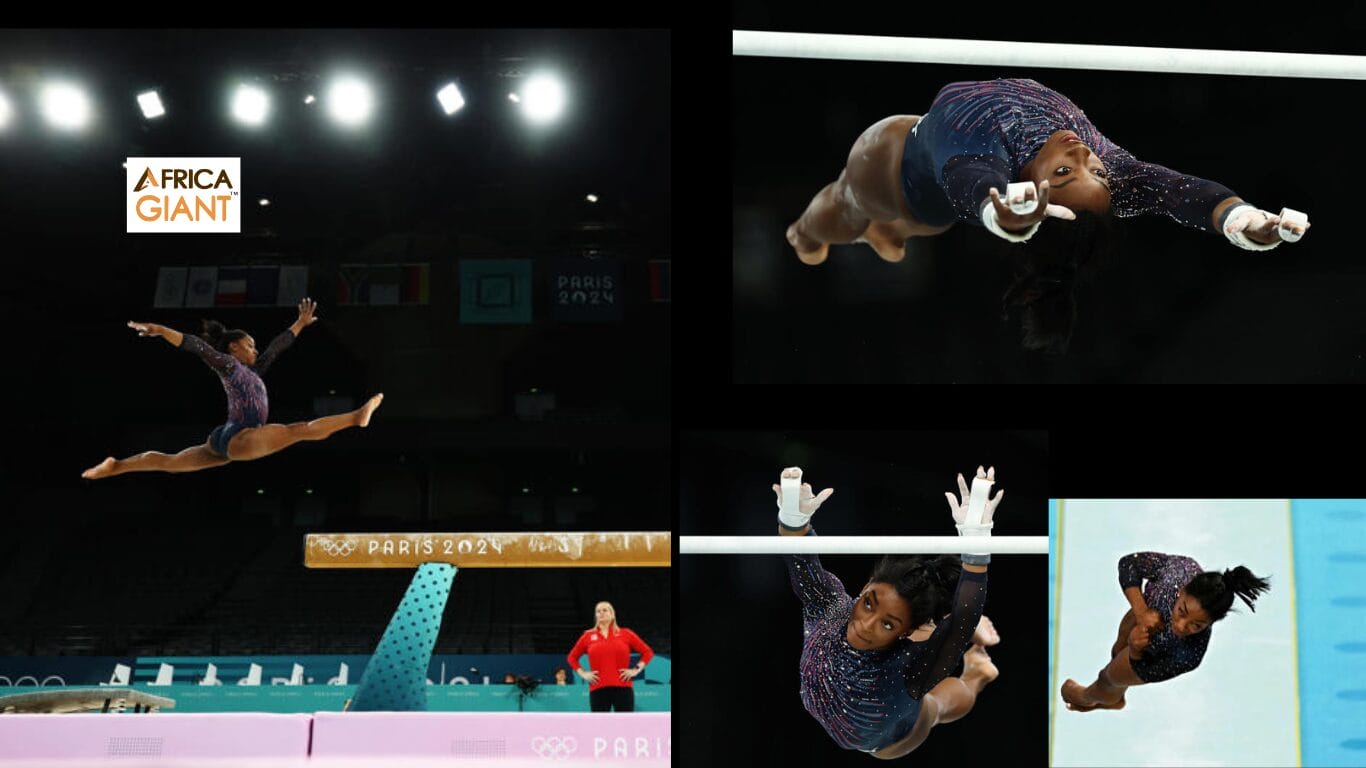 In practice sessions, Simone Biles has been soaring through the air like she has wings