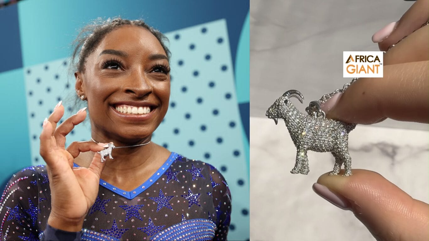 Simone Biles' GOAT necklace with 546 diamonds: The jeweller has made it clear there will be no replicas