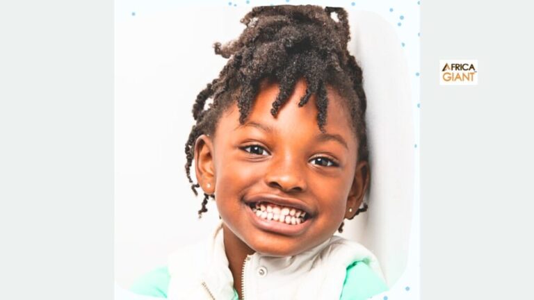 Kendall Rae Johnson, the youngest USDA certified farmer, is recognized for her achievement on Africa Giant.