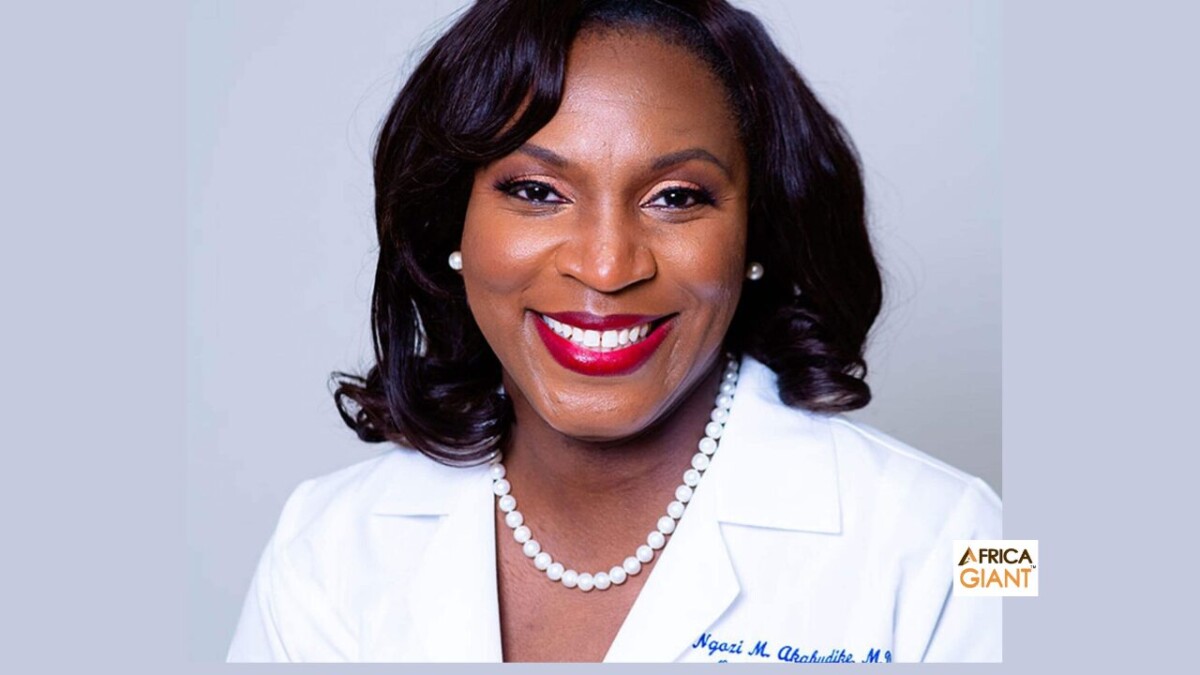 Dr. Ngozi Akabudike, a board-certified hand surgeon featured on Africa Giant
