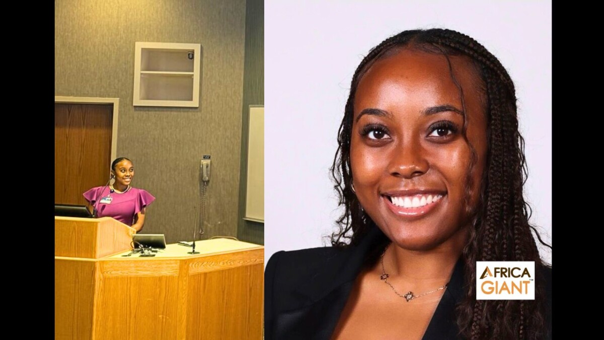 Jamiah Davis, an emerging neuroscience leader featured on Africa Giant, at her research fellowship at the Mayo Clinic.
