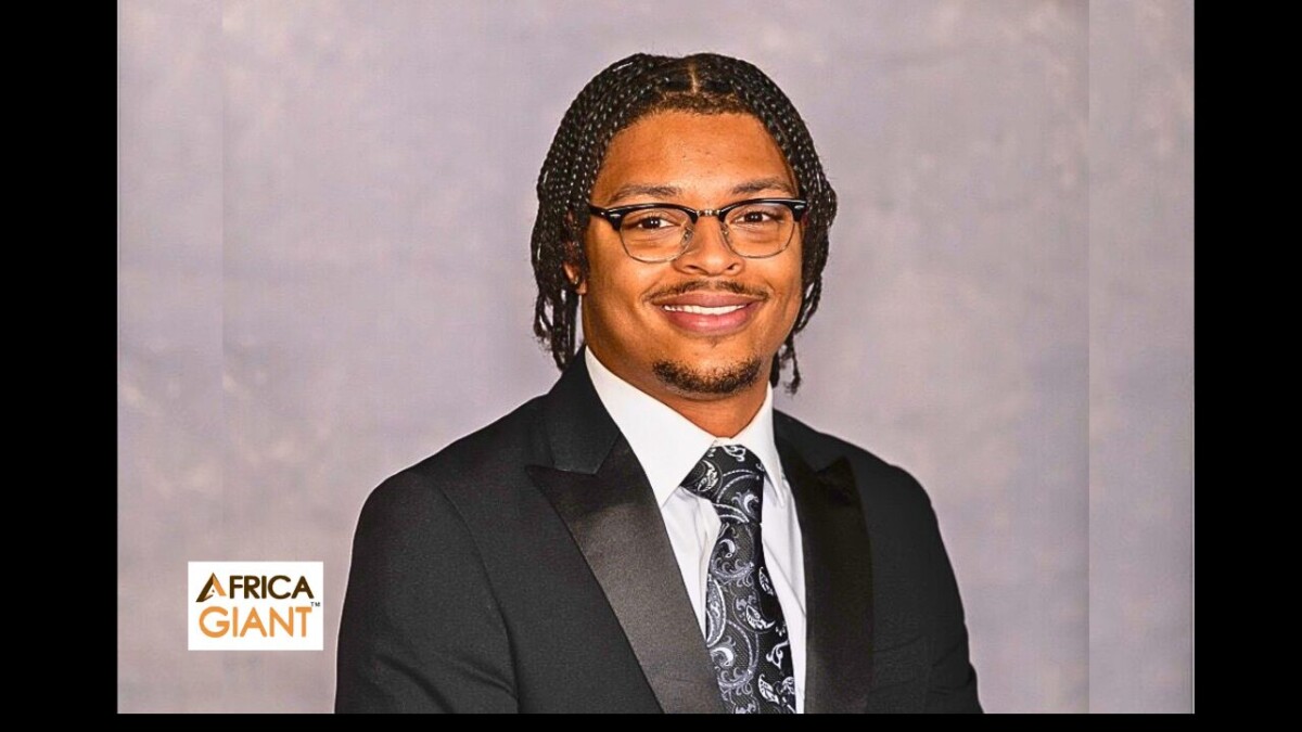 Markis Hamilton, recognized for his award-winning undergraduate research, is spotlighted on Africa Giant