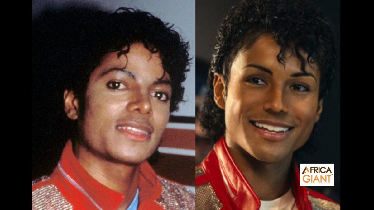Jaafar Jackson as Michael Jackson in the celebrated Michael Jackson biopic trailer, featured on Africa Giant.