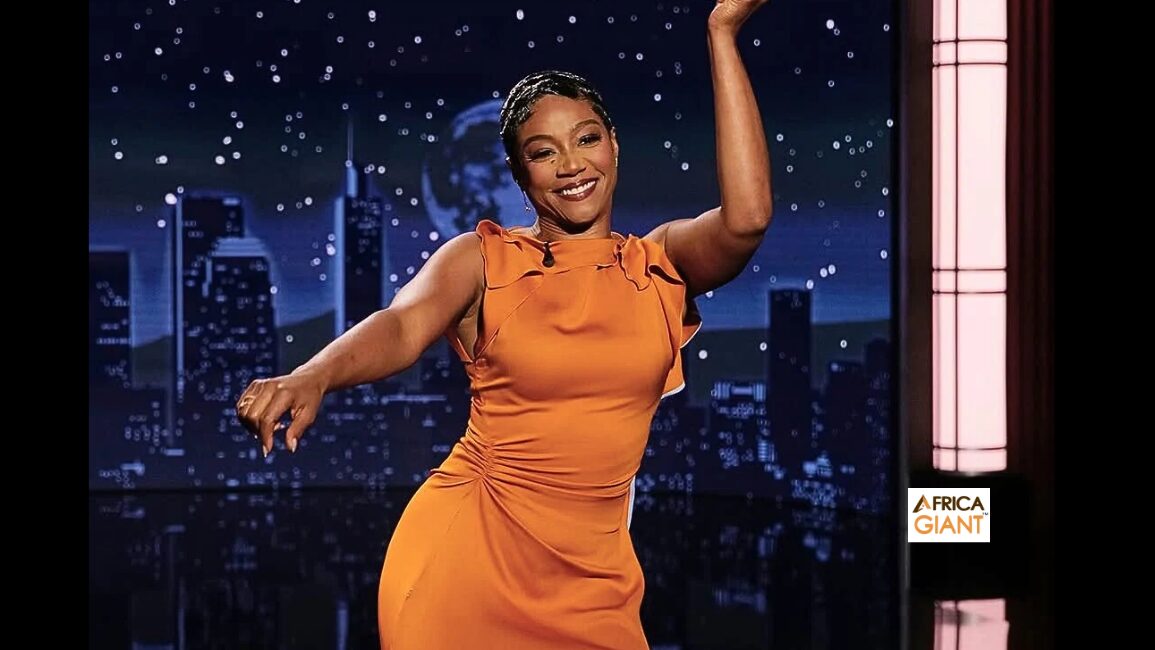 Tiffany Haddish and her childhood friends exploring Africa in the docuseries 'Tiffany Haddish Goes Off,' featured on Africa Giant.